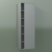 3d model Armario de pared con 1 puerta derecha (8CUCECD01, Silver Grey C35, L 48, P 24, H 144 cm) - vista previa