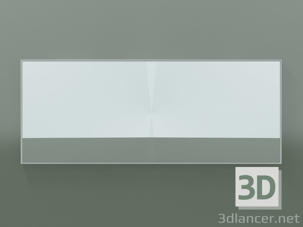 3d model Mirror Rettangolo (8ATFB0001, Glacier White C01, Н 48, L 120 cm) - preview