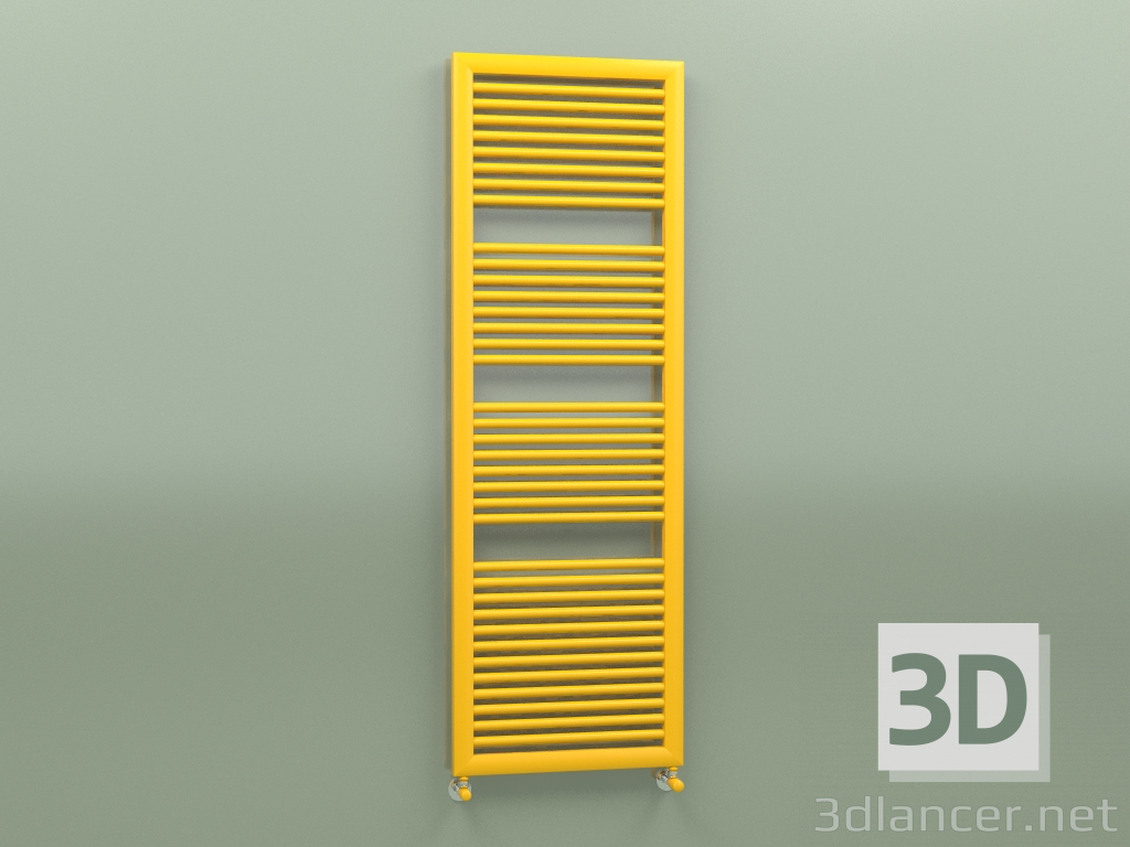 3d model Heated towel rail NOVO CULT (1807x600, Melon yellow - RAL 1028) - preview