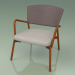 3d model Sillón con asiento blando 027 (Metal Rust, Batyline Brown) - vista previa