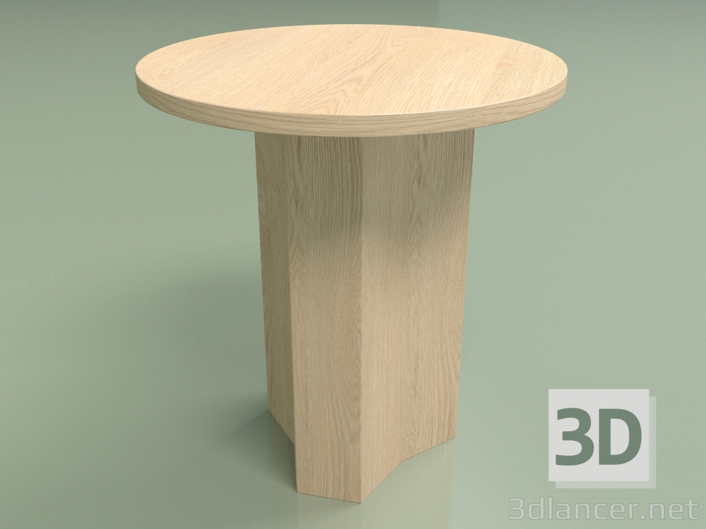 3d model Mesa auxiliar Trape Roble - vista previa