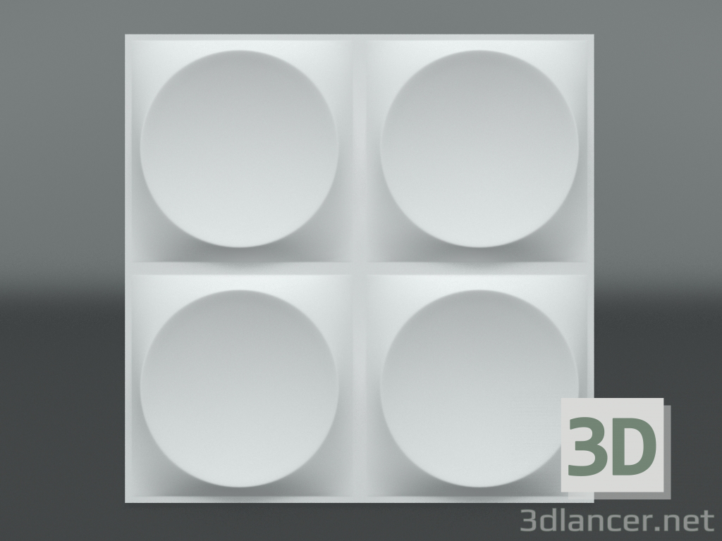 3d model Gypsum 3d panel S-207 - preview