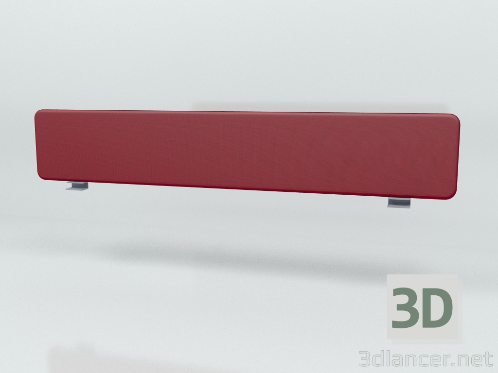 3d модель Акустический экран Desk Single Sonic ZUS20 (1990x350) – превью