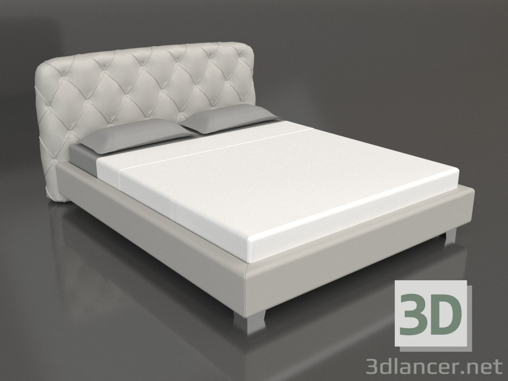 Modelo 3d Cama de casal ALISTER 1600 (A2172E) - preview