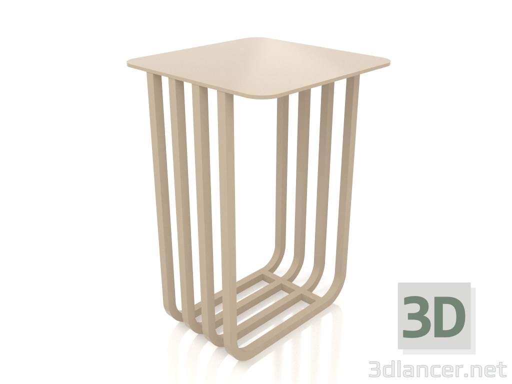 Modelo 3d Mesa lateral (areia) - preview