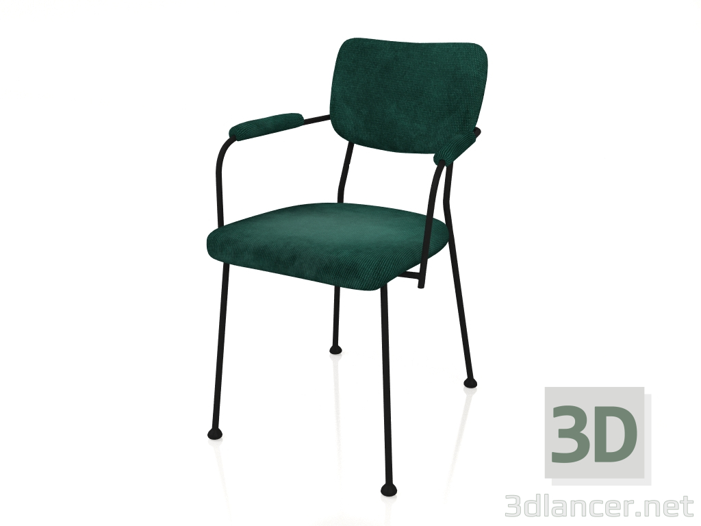 Modelo 3d Cadeira Benson (Verde) - preview