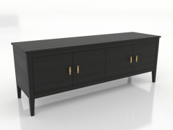Mueble de TV 3 1500 mm (negro RAL 9005)