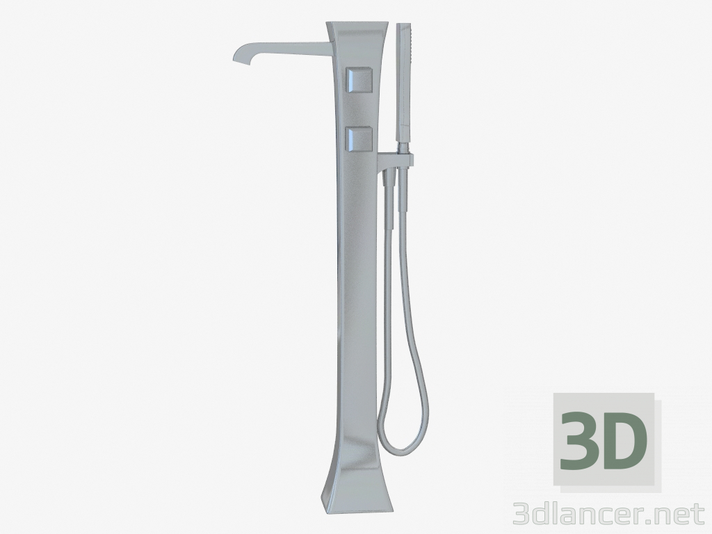 3d model Mezclador alto con ducha higiénica (24971) - vista previa