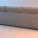 3d Corner sofa Toronto model buy - render