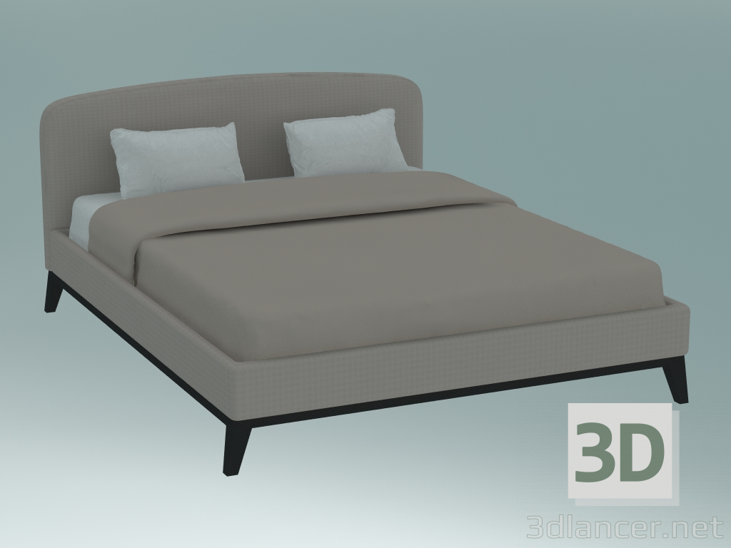 3d model Cama doble Lincoln - vista previa