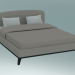 Modelo 3d Cama de casal Lincoln - preview