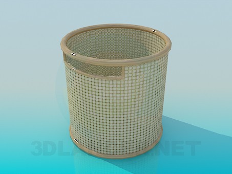 Modelo 3d Cesta - preview