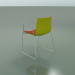 3d model Chair 0468 (on rails with armrests, with front trim, polypropylene PO00118) - preview