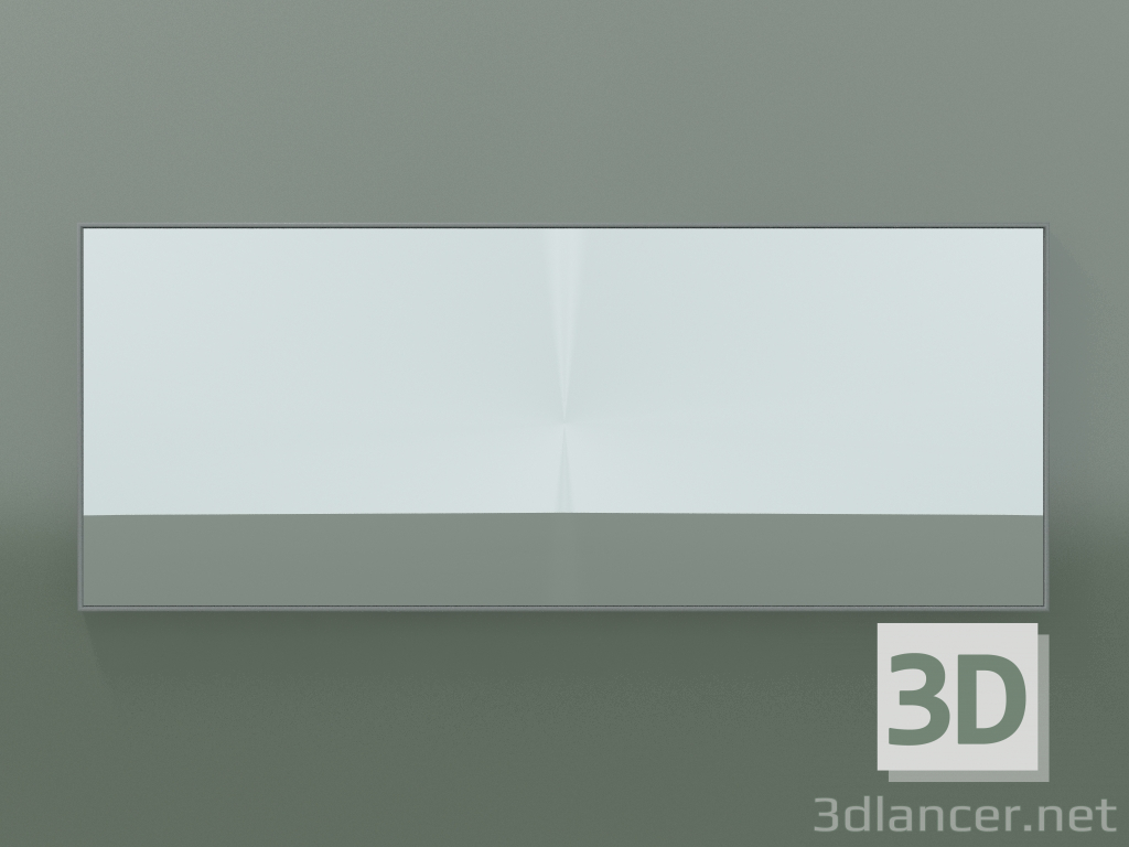 3d model Mirror Rettangolo (8ATFB0001, Silver Gray C35, Н 48, L 120 cm) - preview