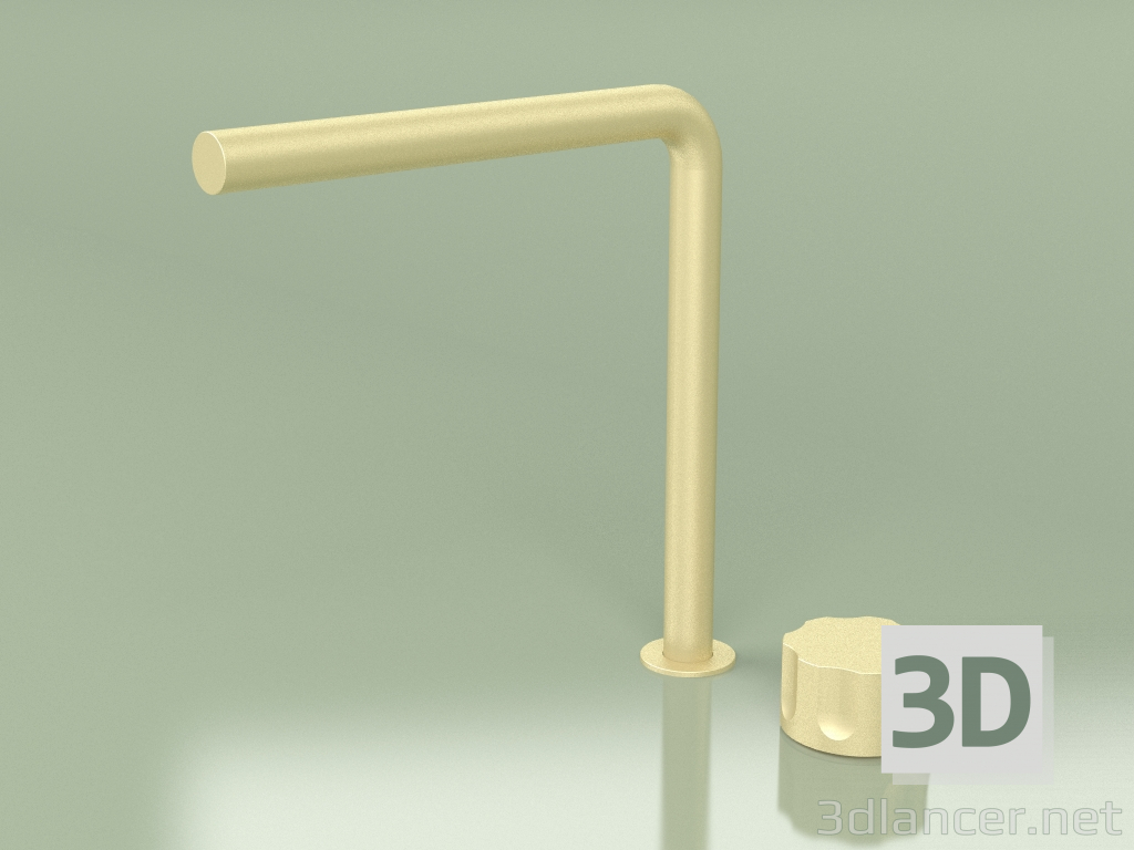 3d model 2-hole mixer with swivel spout 259 mm high (17 32 T, OC) - preview