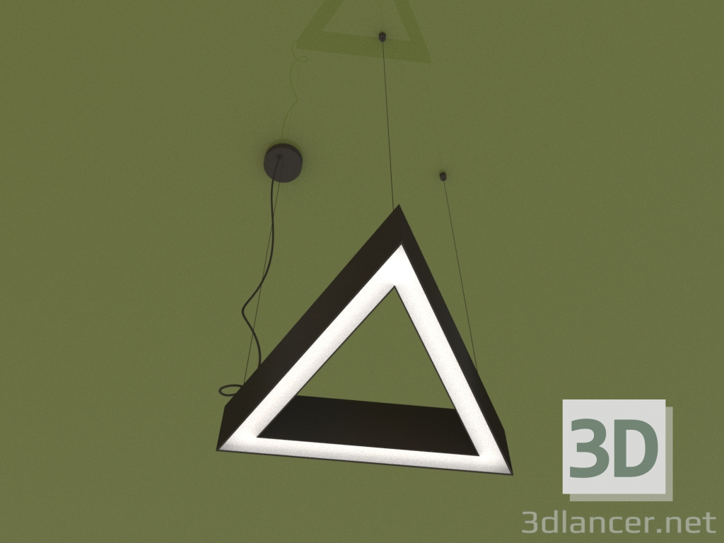 3d model Luminaria TRIANGOLO (274 mm) - vista previa