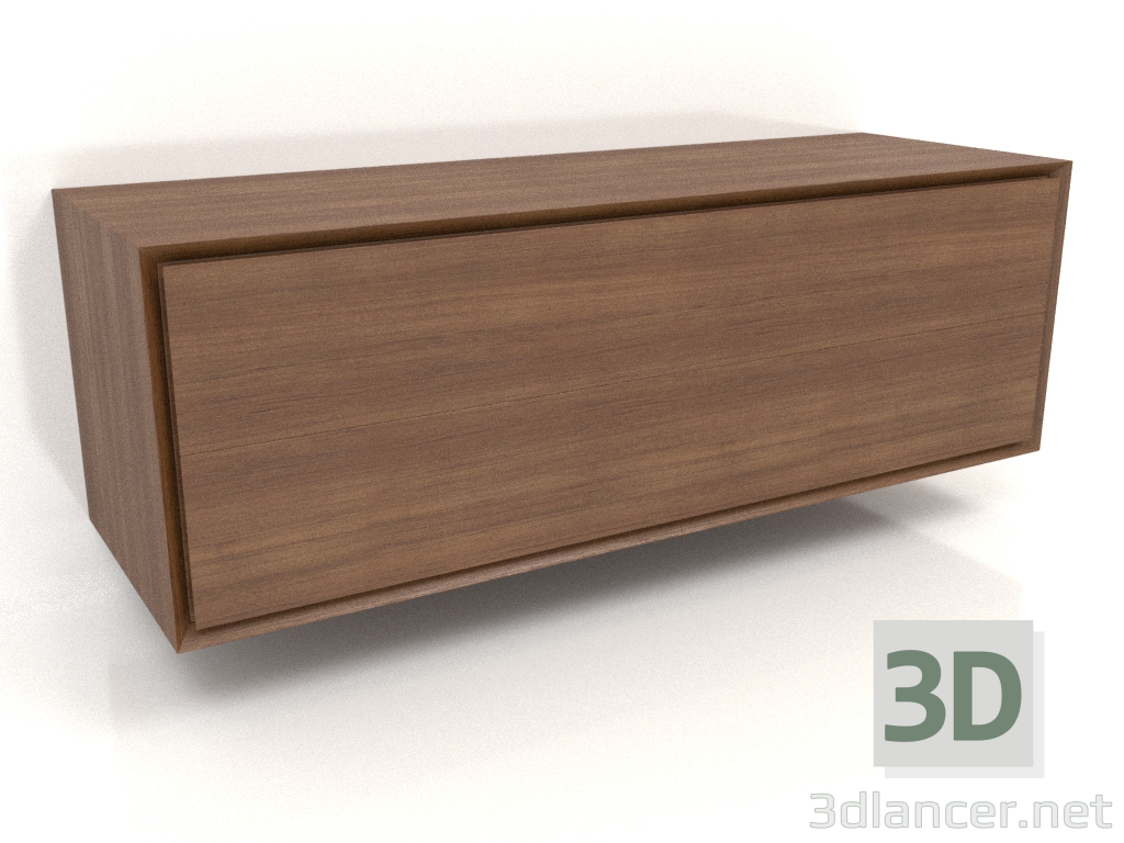 3D Modell Schrank TM 011 (1200x400x400, Holzbraun hell) - Vorschau