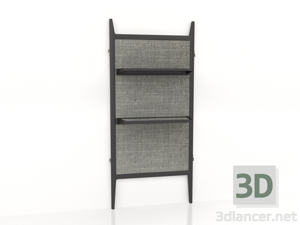 3d model Panel Set alto 2 estantes L90 - vista previa