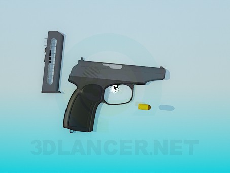 modèle 3D Pistolet - preview