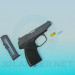 3d model Pistol, gun - preview