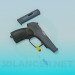 3d model Pistola - vista previa