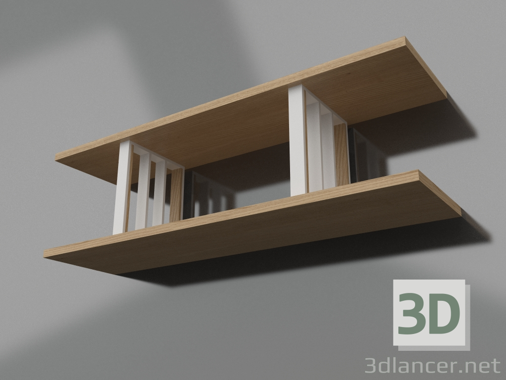 Modelo 3d Prateleira (luz) - preview