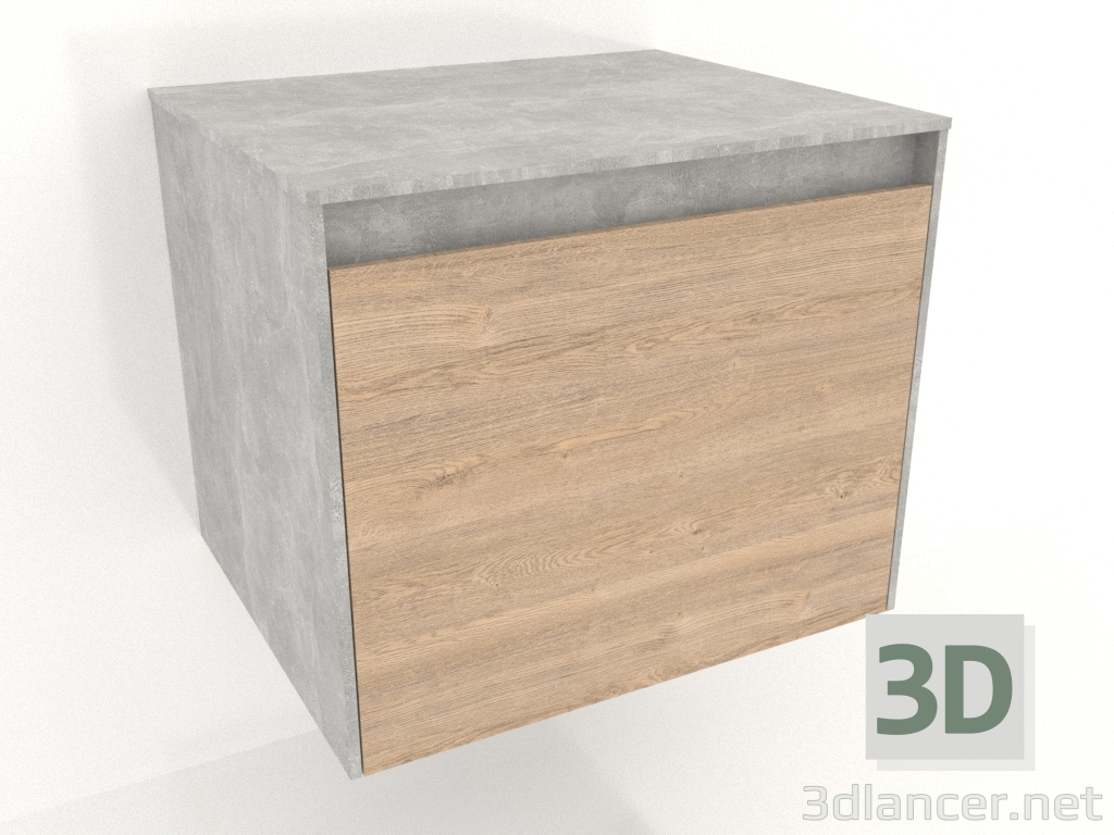 modèle 3D Armoire suspendue 60 cm (MOB0106BS+MOB0706DB) - preview