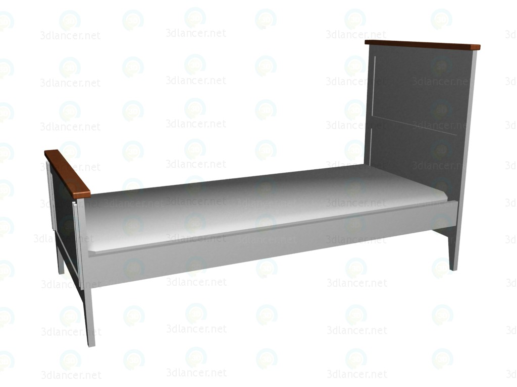 3d model Cot 140x70 (2nd version) - preview