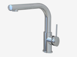 Sink mixer with side lever (26023)