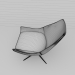 3d Desiree Ego Armchair model buy - render