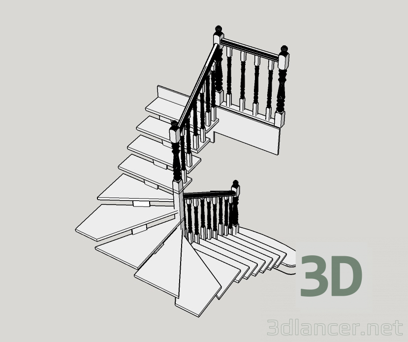 modello 3D Modello a scala - anteprima