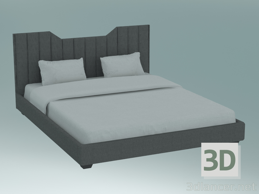 3D Modell Doppelbett Neo Newbury Strips - Vorschau