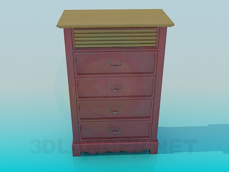 3D Modell Schrank - Vorschau