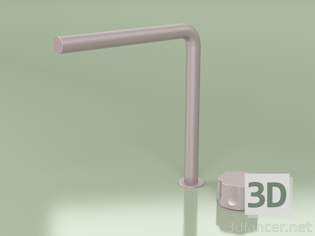 modèle 3D Mélangeur 2 trous avec bec pivotant de 259 mm (17 32 T, OR) - preview