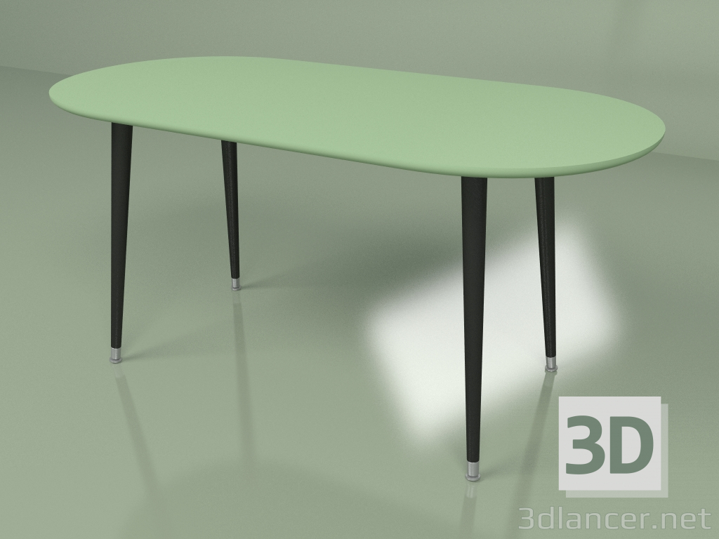 3d model Pintura de jabón para mesa de centro (col rizada) - vista previa