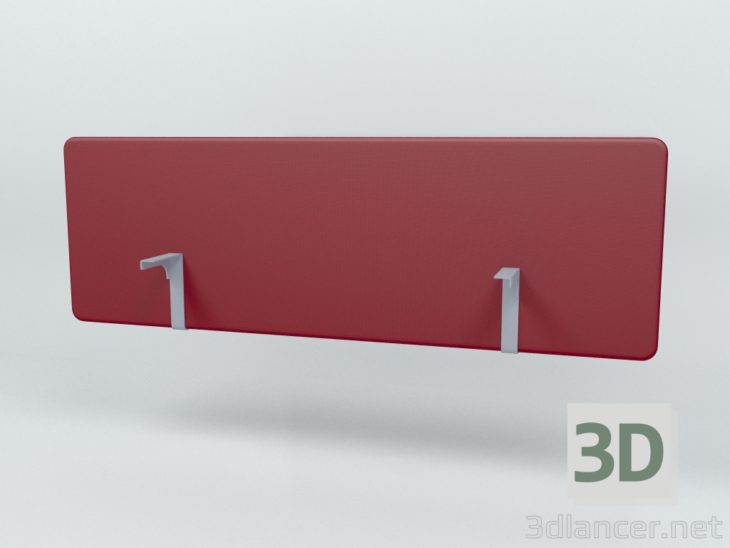 3d model Acoustic screen Desk Single Sonic ZPS620 (1990x650) - preview