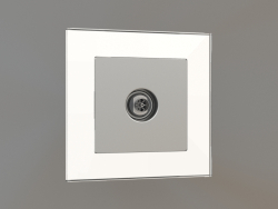 TV socket (silver)