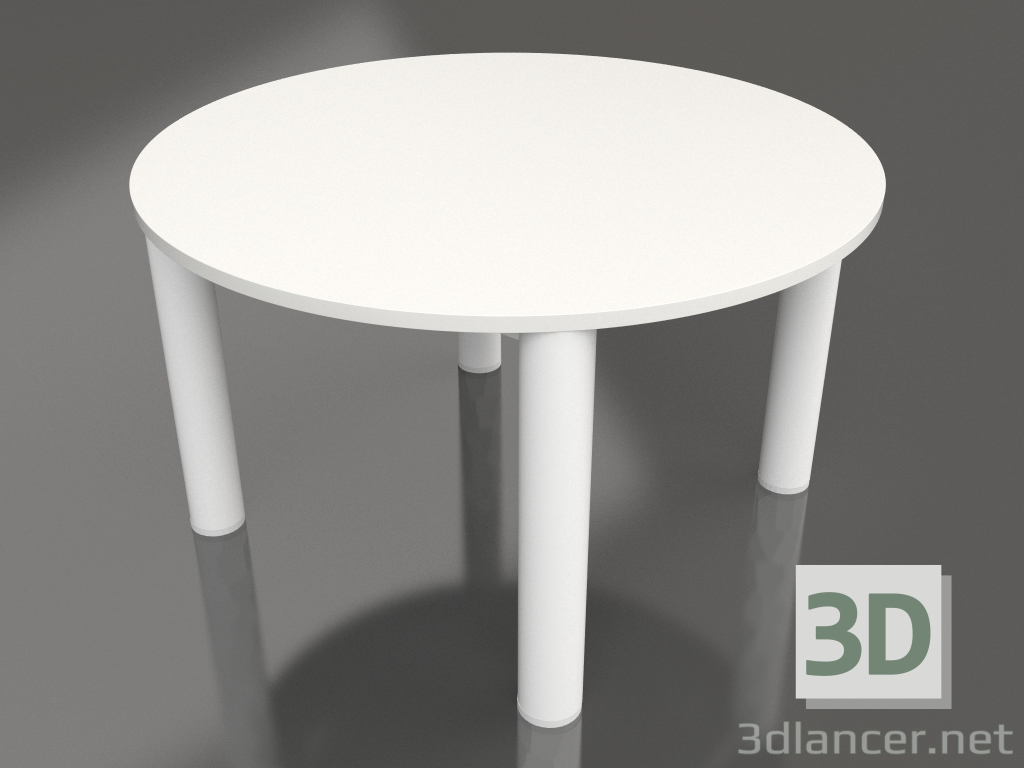 3d модель Стіл журнальний D 60 (White, DEKTON Zenith) – превью