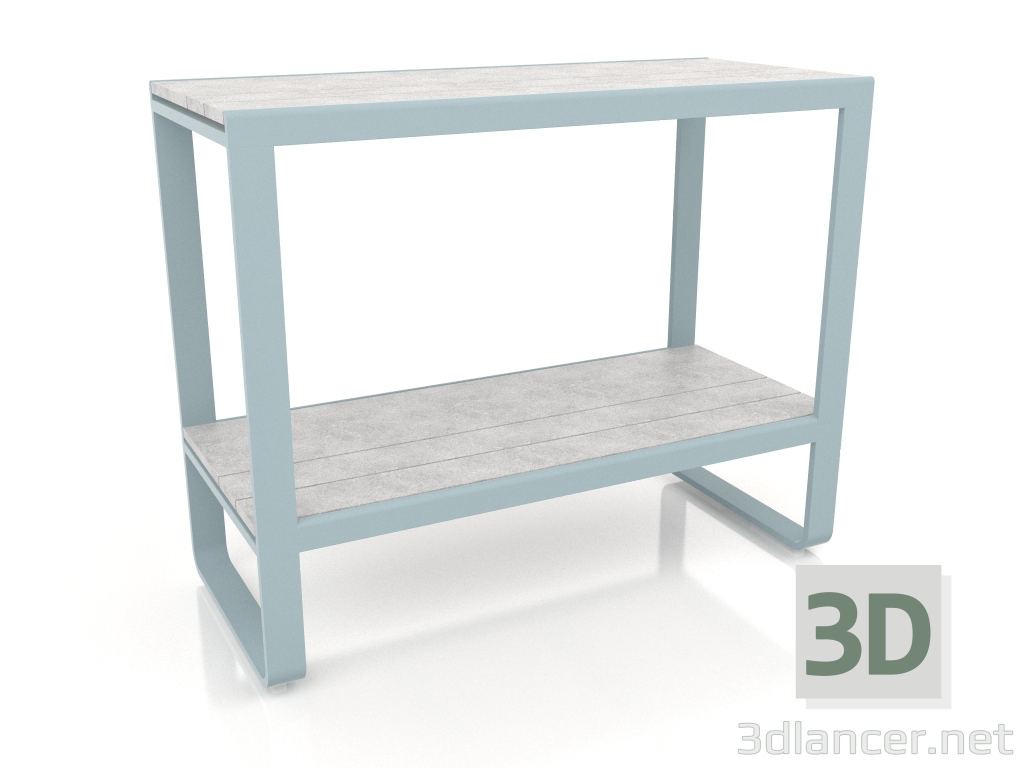 3D Modell Regal 90 (DEKTON Kreta, Blaugrau) - Vorschau