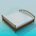 Modelo 3d Cama grande - preview