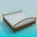 Modelo 3d Cama grande - preview