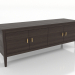 3d model Mueble de TV 3 1500 mm (nogal fresno) - vista previa