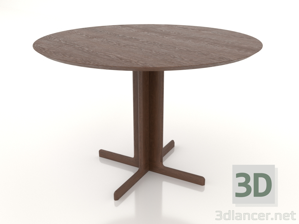 3d model Dining table 1100 mm (Walnut light) - preview 3d model Dining table 1100 mm (Walnut light) - preview
