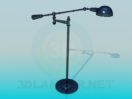 3D Modell Tisch-Lampe - Vorschau