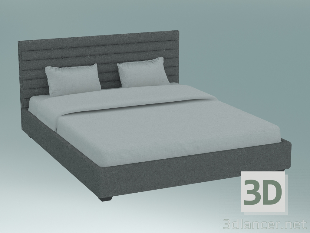 Modelo 3d Cama de casal Newbury Strips - preview