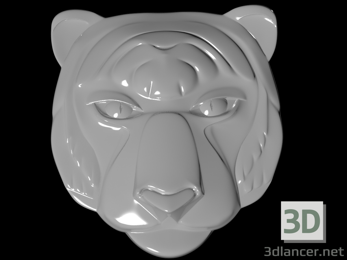 modèle 3D de Masque d'un jeune lion acheter - rendu