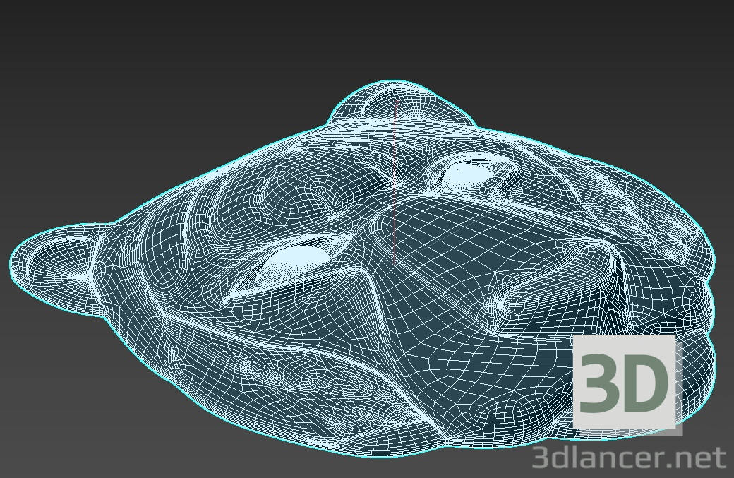 modèle 3D de Masque d'un jeune lion acheter - rendu