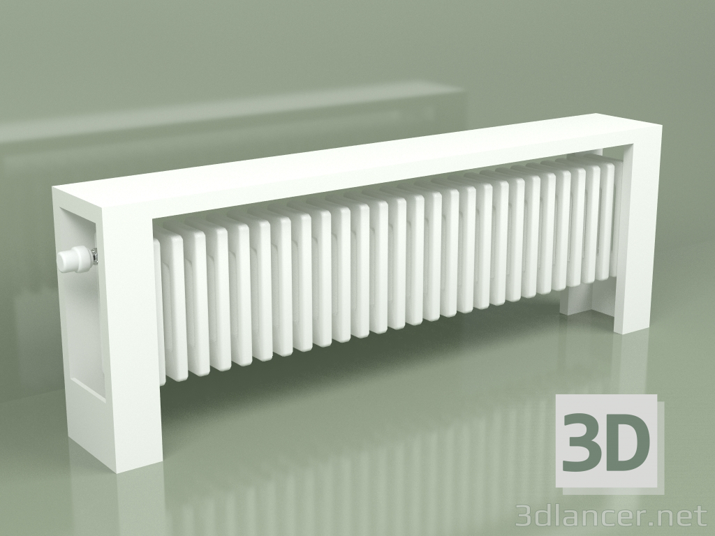 3d модель Радіатор Delta Column Bench V (H300 L1400 B139, RAL - 9016) – превью