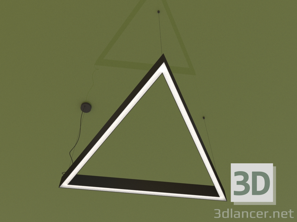 3D Modell Leuchte TRIANGOLO (680 mm) - Vorschau