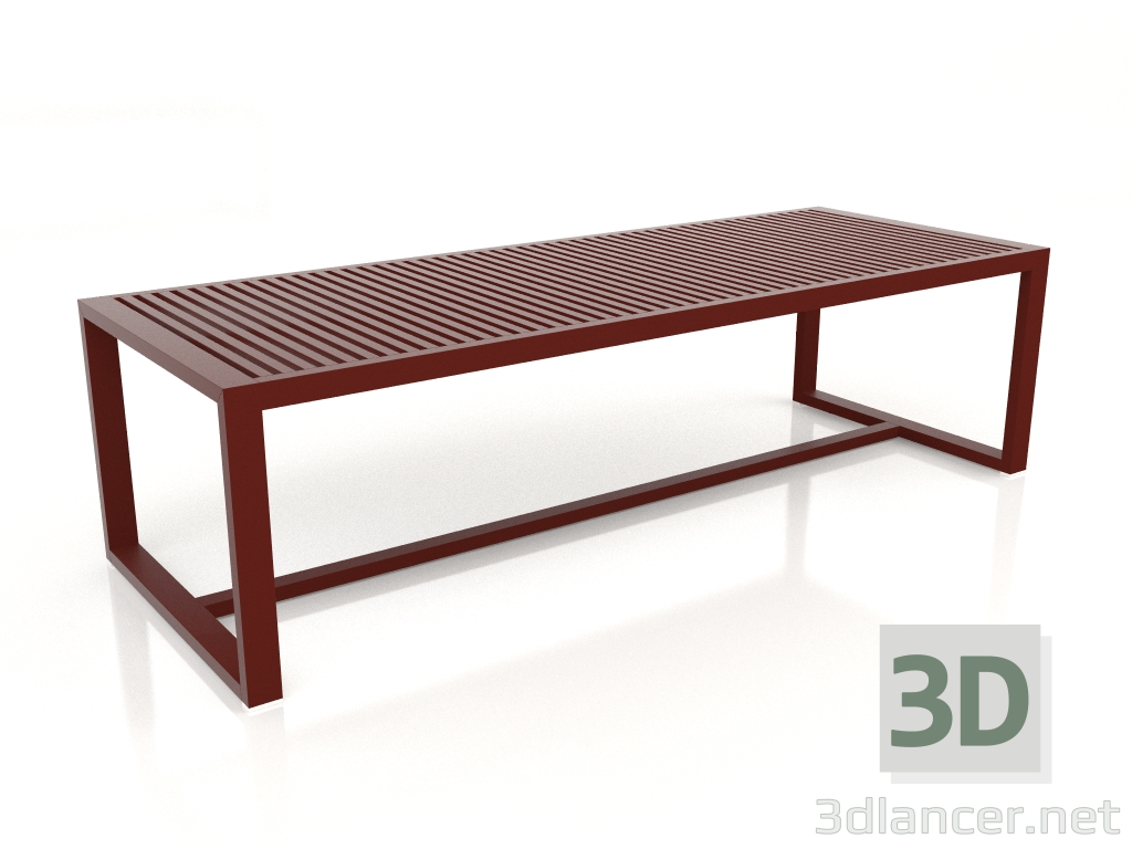 3d model Mesa de comedor 268 (rojo vino) - vista previa